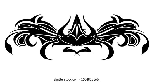 Black Tattoo Patterns Vector Stock Vector (Royalty Free) 1104835166 ...