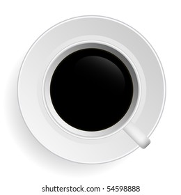 Black Tea Coffee Vector