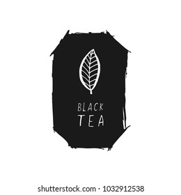 Black tea illustration
