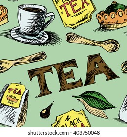 Black tea pattern