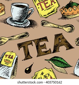 Black tea pattern