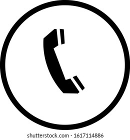 black telephone icon template background