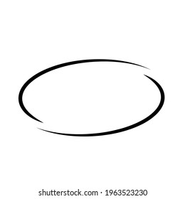 Black Template Emblem Blank on white. Vector emblem