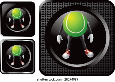 black tennis man web button