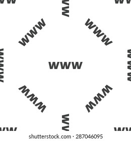 Black text WWW, repeated on white background