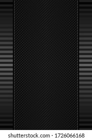 Black Texture Abstract Background  With Grid Pattern