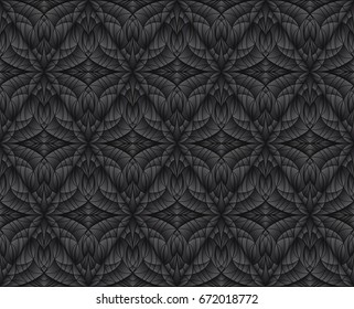 Black texture. Abstract background. Interior wall decoration. 3D interior wall panel pattern. 