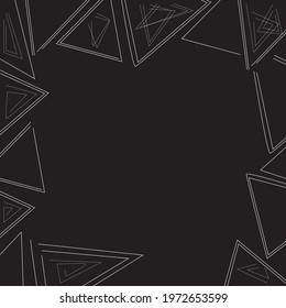 Black texture background with white triangles