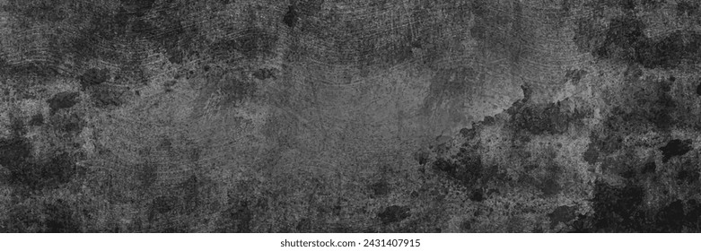 black texture grunge background, old vintage or antique distressed textured black background or aged chalkboard vector design