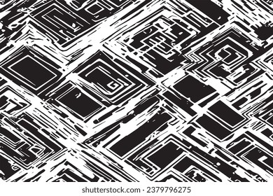 black texture on white background