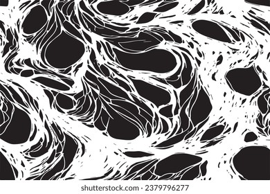 black texture on white background