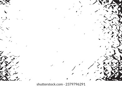 black texture on white background