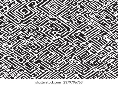 black texture on white background
