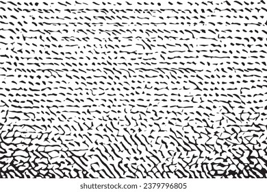 black texture on white background