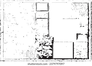 black texture on white background