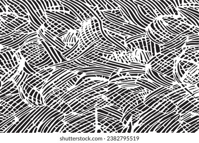 black texture on white background