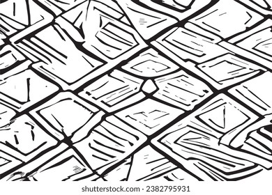 black texture on white background