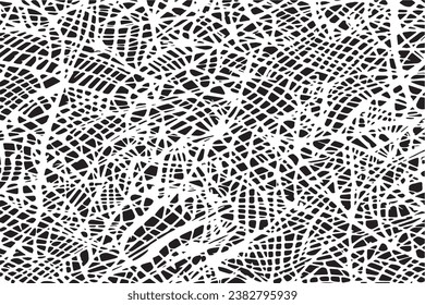 black texture on white background