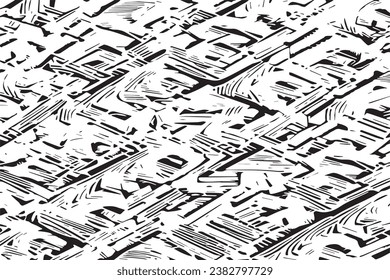 black texture on white background