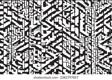 black texture on white background