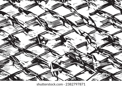 black texture on white background