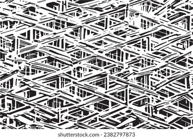 black texture on white background