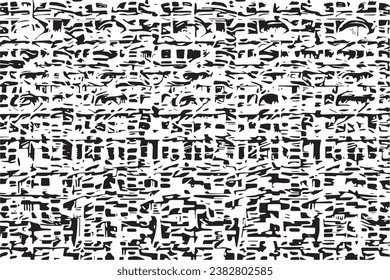 black texture on white background