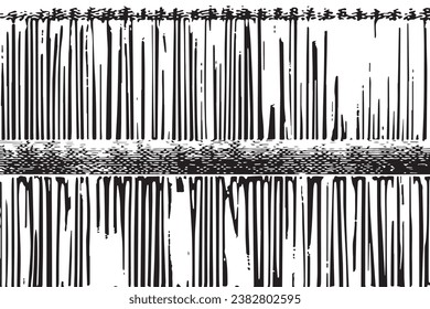 black texture on white background