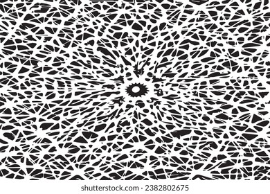 black texture on white background