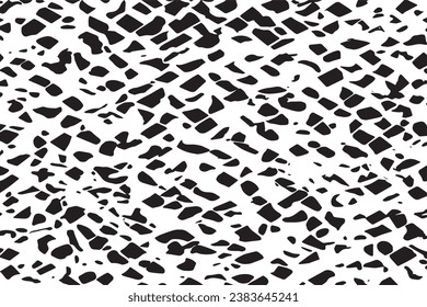 black texture on white background