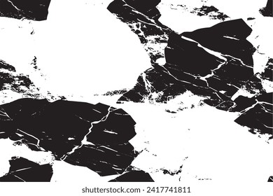 black texture on white background, vector illustration overlay monochrome grunge background texture