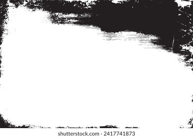 black texture on white background, vector illustration overlay monochrome grunge background texture