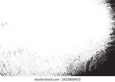 black texture on white background, vector image grunge overlay destressed background texture
