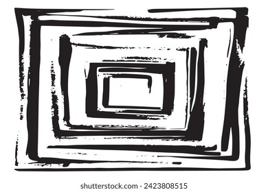 black texture on white background, vector image grunge overlay destressed background texture