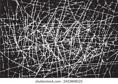 black texture on white background, vector image grunge overlay destressed background texture