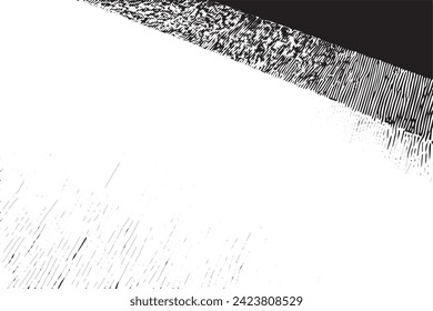 black texture on white background, vector image grunge overlay destressed background texture