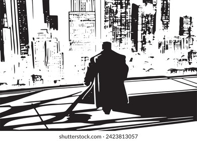 black texture on white background, vector image grunge overlay destressed background texture