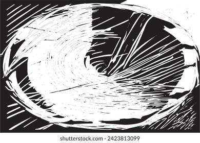 black texture on white background, vector image grunge overlay destressed background texture