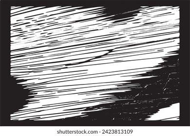 black texture on white background, vector image grunge overlay destressed background texture
