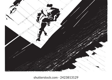 textura negra sobre fondo blanco, superposición de imagen vectorial sobre fondo degradado textura de fondo