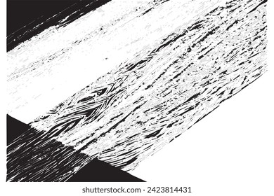 black texture on white background, vector image grunge overlay destressed background texture