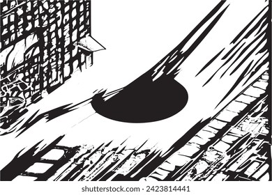 black texture on white background, vector image grunge overlay destressed background texture