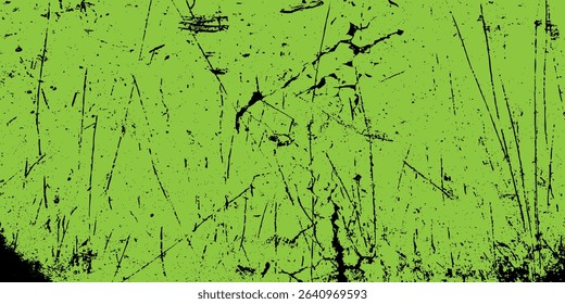 Black texture overlay. Dust grain texture on light green background. Grain sound stamp. Old paper. Grunge.modern design elements