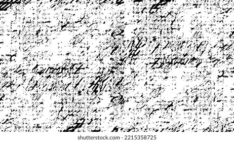 Black texture silhouette isolated on white background. Overlay layer. Vector design element.