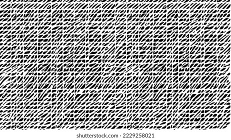 Silueta de textura negra aislada sobre fondo blanco. Superposición de capa. Elemento de diseño de vectores.