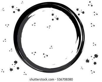 Black textured frame