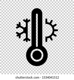 black thermometer symbol design template