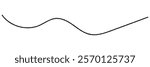 Black thread isolates on a white background. Black silk thread looped in a circle form, symbolizing vector thread of fate in tradition. .Line of Black yarn, long red thread