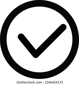 Black-tick Icon für die beste Verwendung im Web oder in mobilen Anwendungen 