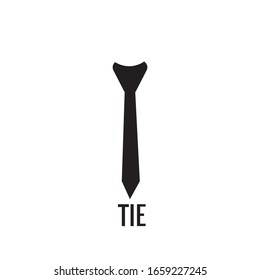 black tie logo, with a white background